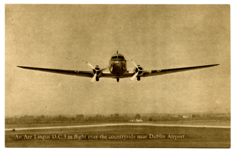 Image: postcard: Aer Lingus, Douglas DC-3