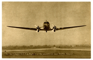 Image: postcard: Aer Lingus, Douglas DC-3
