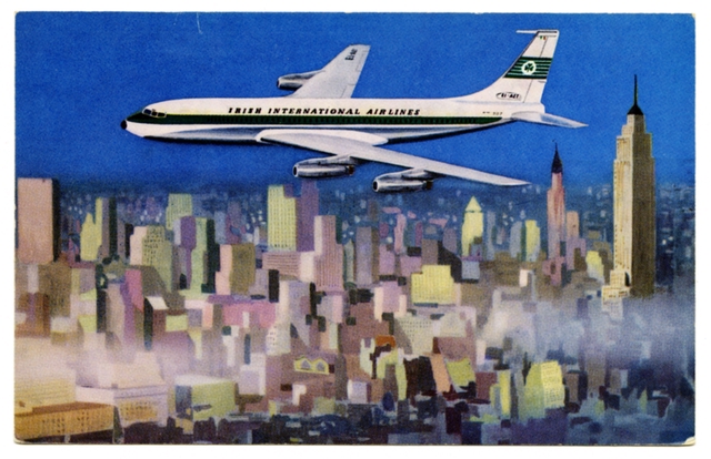 Postcard: Aer Lingus, Boeing 707-300
