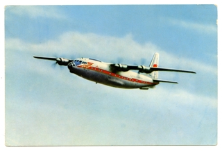 Image: postcard: Aeroflot Soviet Airlines, Antonov