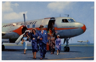 Image: postcard: American Airlines, Convair