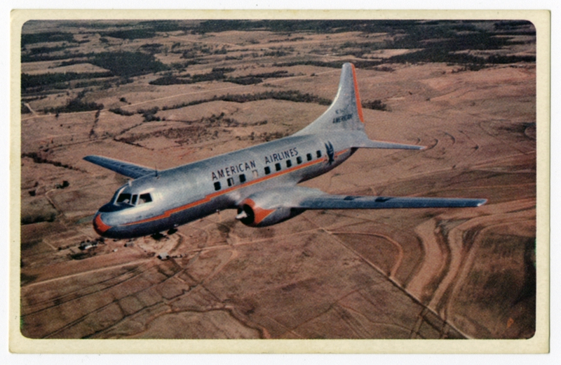 Image: postcard: American Airlines