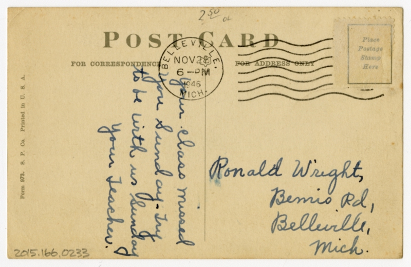 Image: postcard: American Airlines