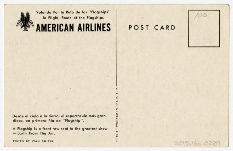 Image: postcard: American Airlines