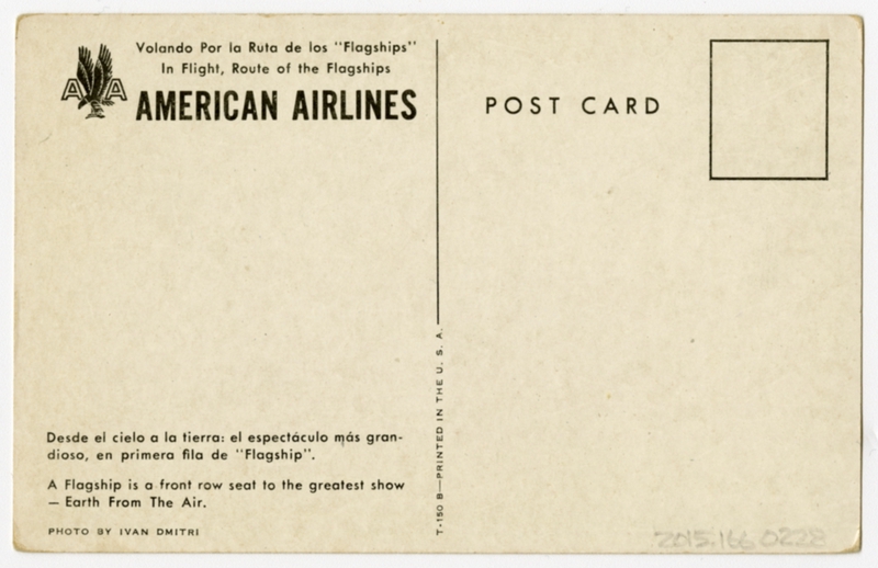 Image: postcard: American Airlines