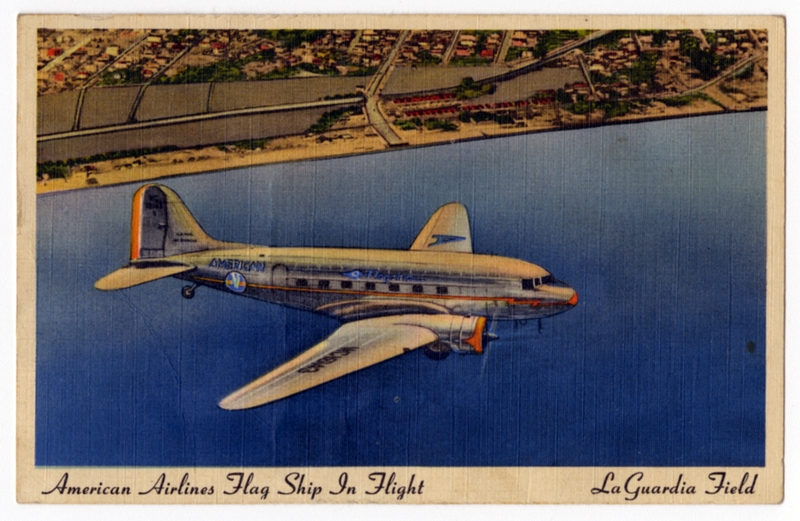 Image: postcard: American Airlines