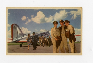 Image: postcard: American Airlines, Douglas DC-3