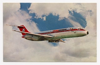 Image: postcard: AeroMexico, Douglas DC-9-30