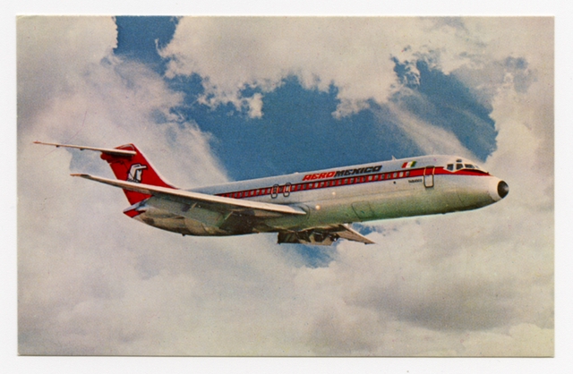 Postcard: AeroMexico, Douglas DC-9-30