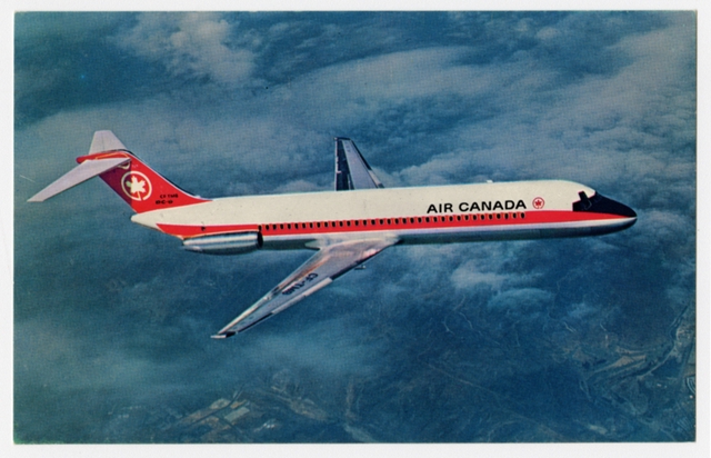 Postcard: Air Canada, Douglas DC-9