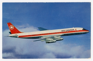 Image: postcard: Air Canada, Douglas DC-8