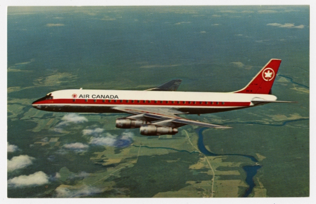 Postcard: Air Canada, Douglas DC-8