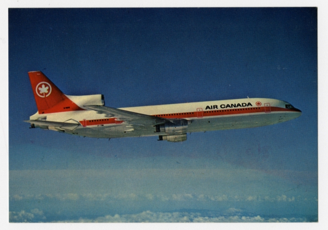 Postcard: Air Canada, Lockheed L-1011 TriStar