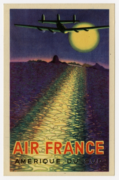 Image: postcard: Air France