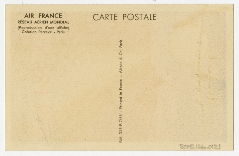 Image: postcard: Air France