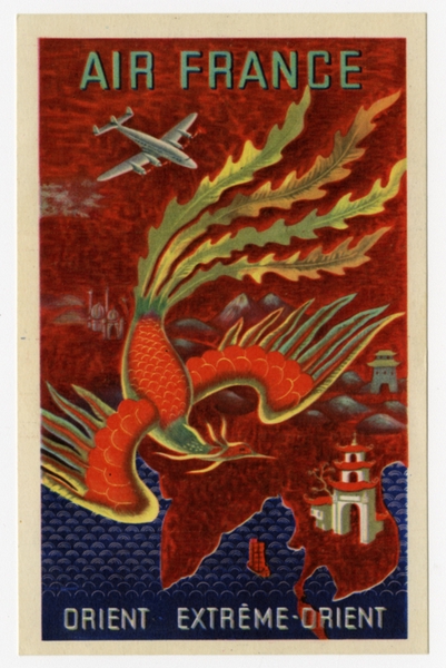 Image: postcard: Air France