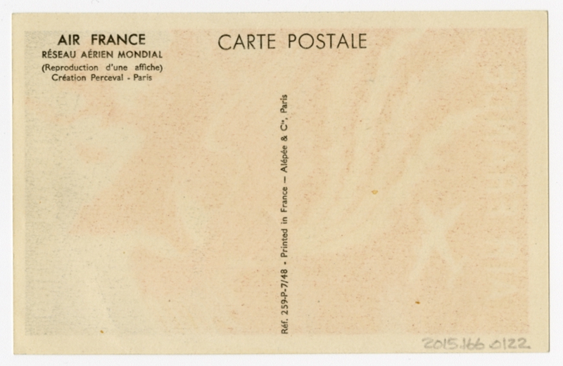 Image: postcard: Air France