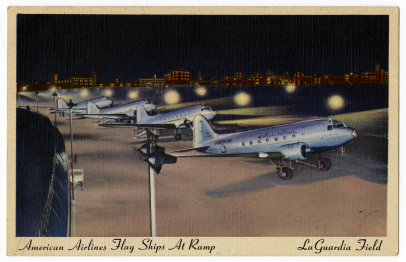 Image: postcard: American Airlines