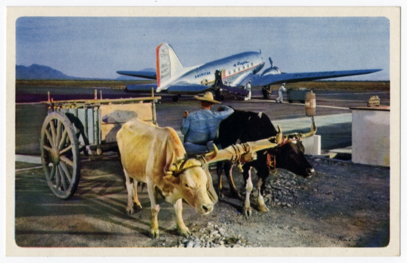 Image: postcard: American Airlines