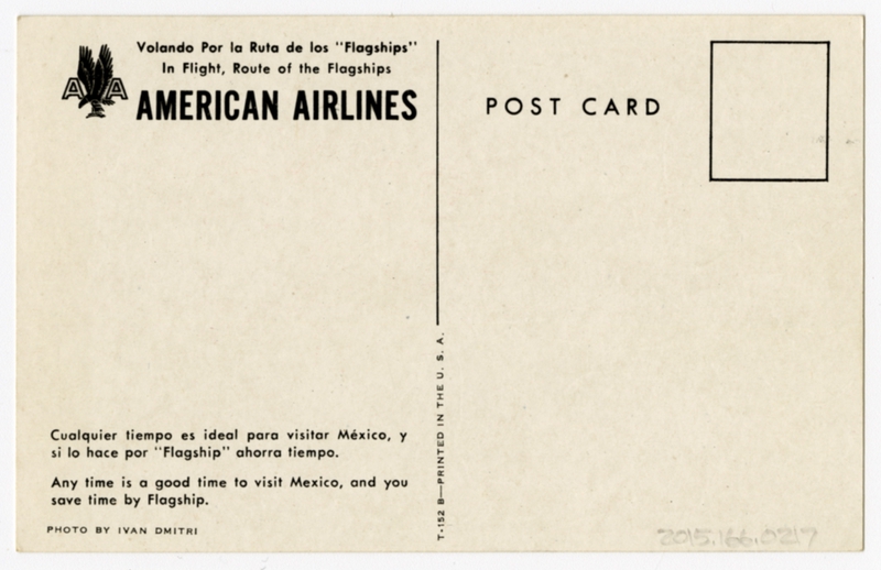 Image: postcard: American Airlines