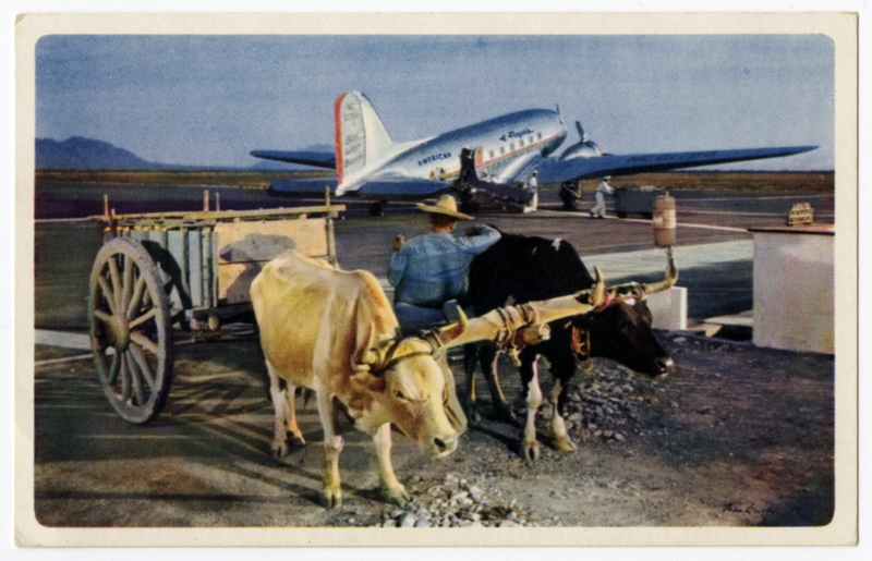 Image: postcard: American Airlines