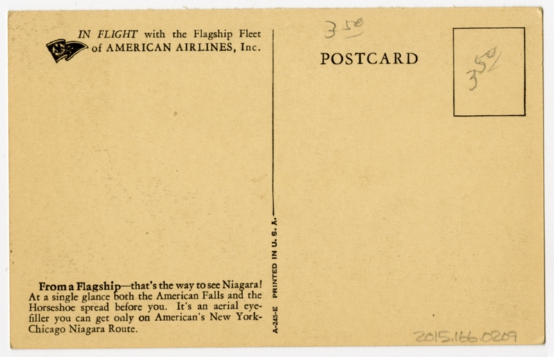 Image: postcard: American Airlines