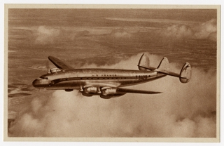 Image: postcard: Air France, Lockheed L-049 Constellation