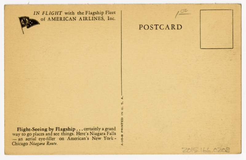 Image: postcard: American Airlines