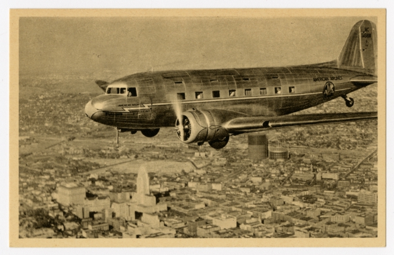 Image: postcard: American Airlines