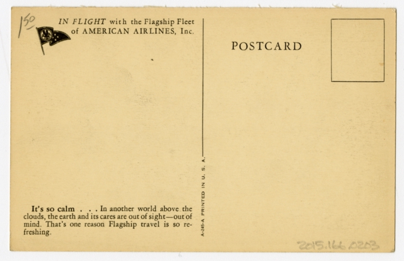 Image: postcard: American Airlines