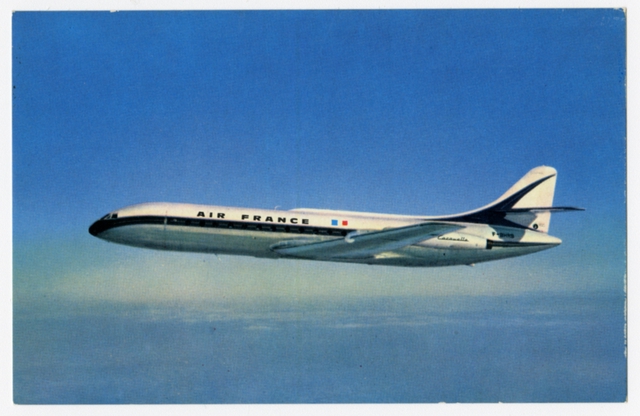 Postcard: Air France, Sud Aviation SE 210 Caravelle