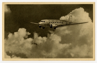 Image: postcard: American Airlines Douglas DST