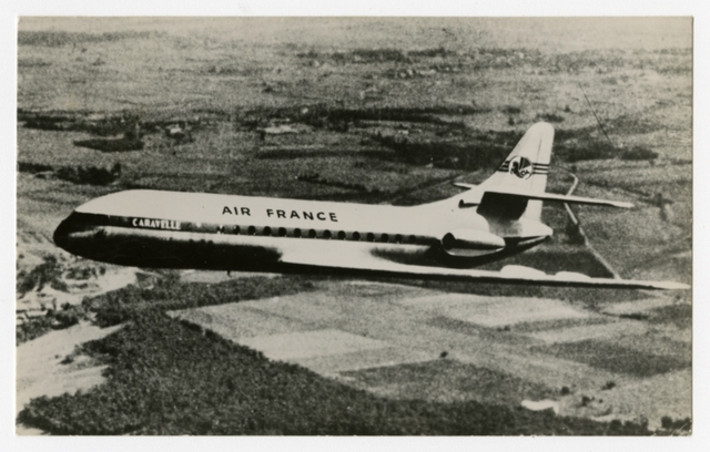 Postcard: Air France, Sud Aviation Caravelle
