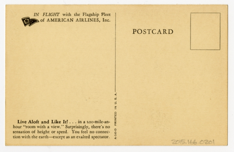 Image: postcard: American Airlines Douglas DST