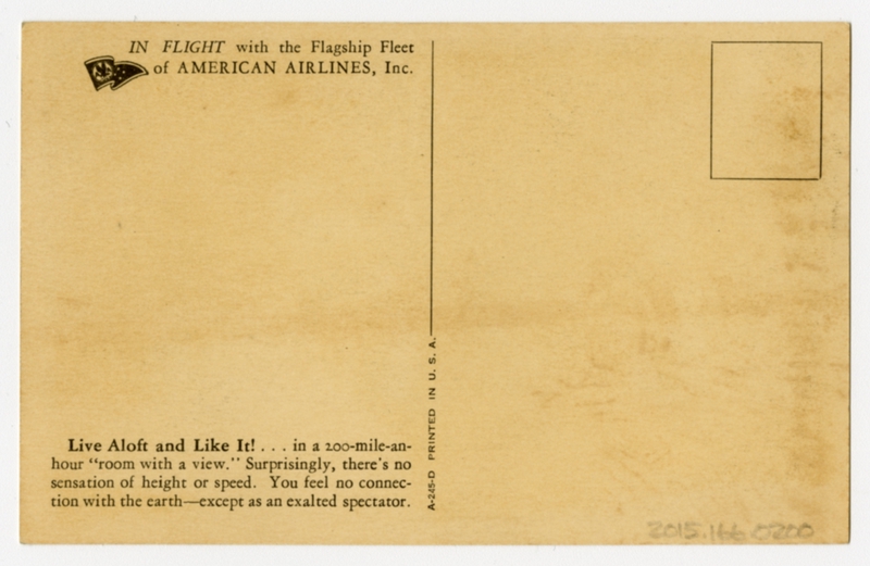 Image: postcard: American Airlines