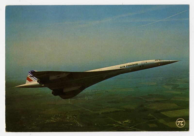 Image: postcard: Air France, Concorde