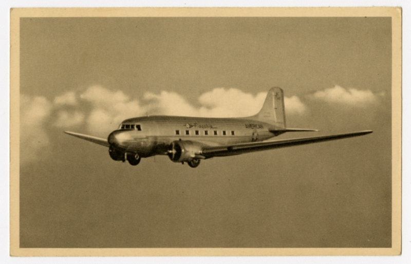 Image: postcard: American Airlines