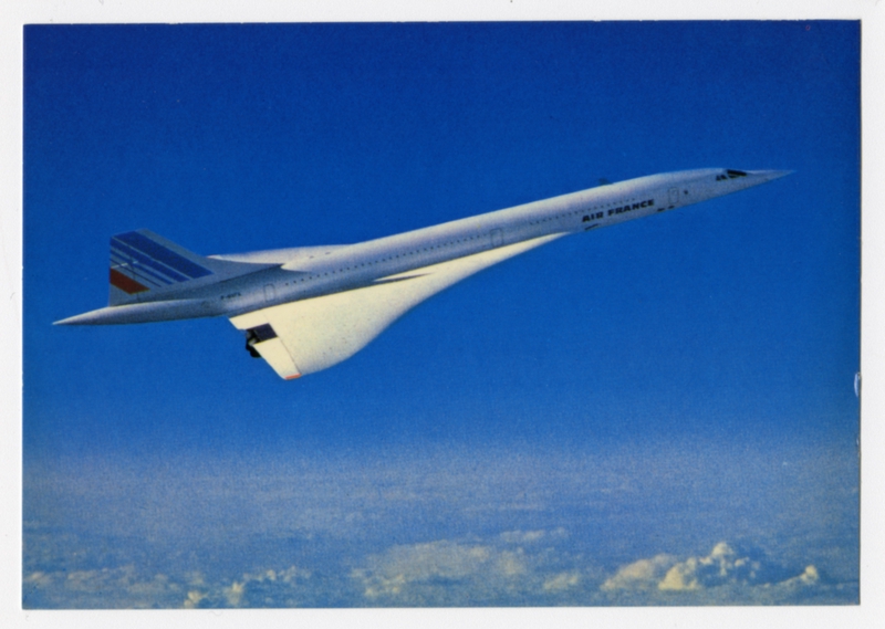 Image: postcard: Air France, Concorde