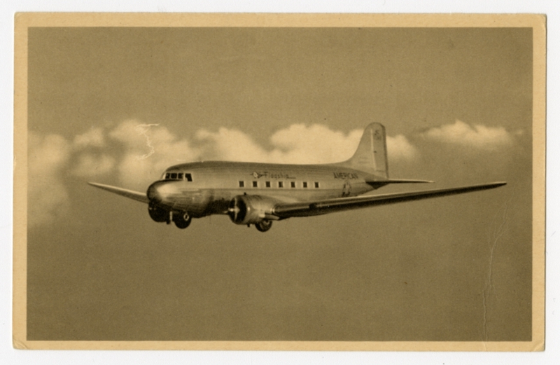 Image: postcard: American Airlines