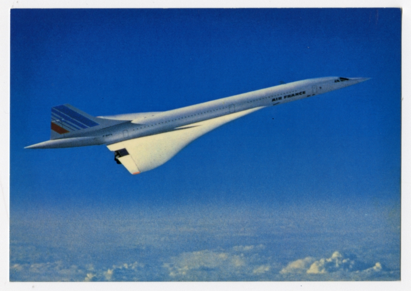 Image: postcard: Air France, Concorde