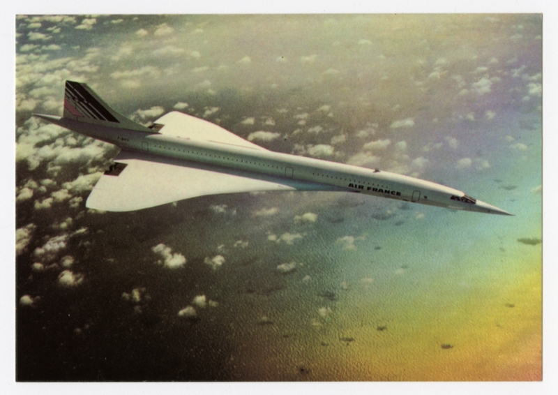 Image: postcard: Air France, Concorde