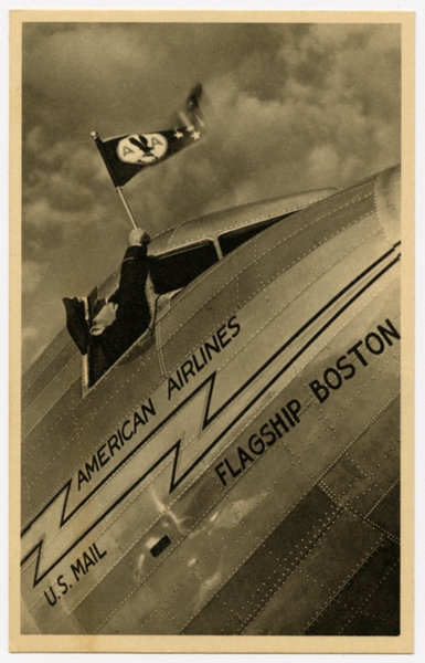 Image: postcard: American Airlines
