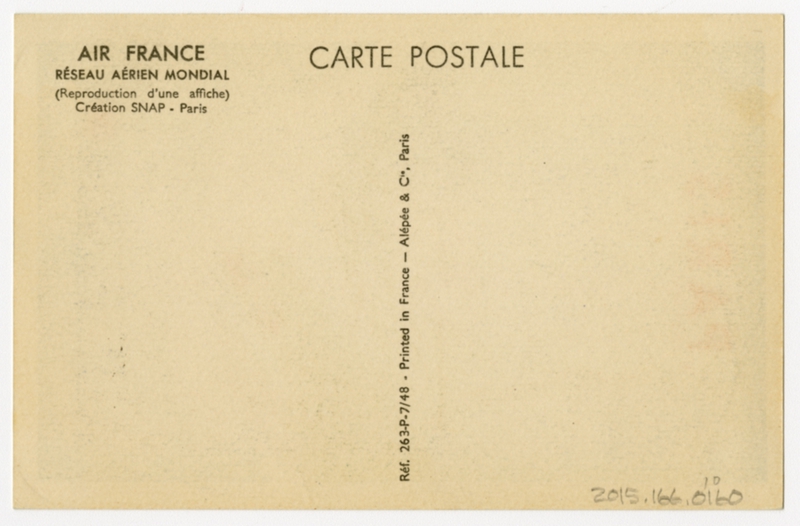 Image: postcard: Air France