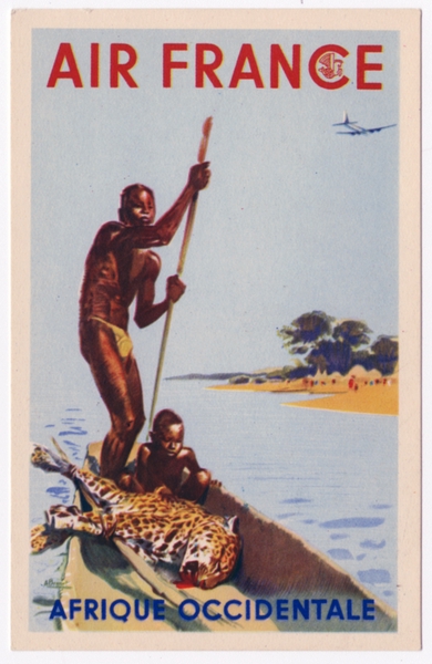 Image: postcard: Air France