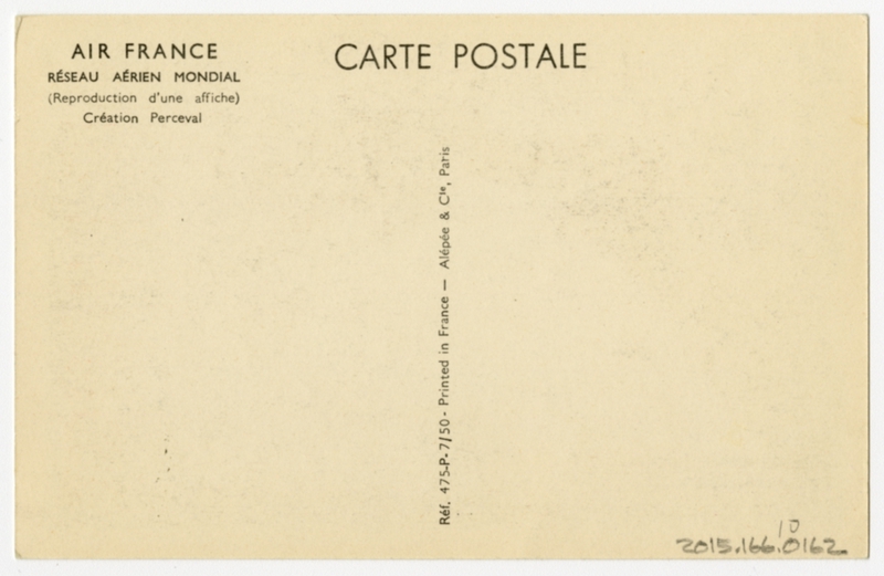 Image: postcard: Air France