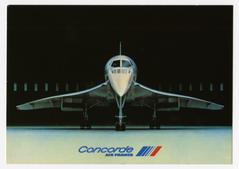 Image: postcard: Air France, Concorde