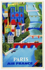 Image: postcard: Air France