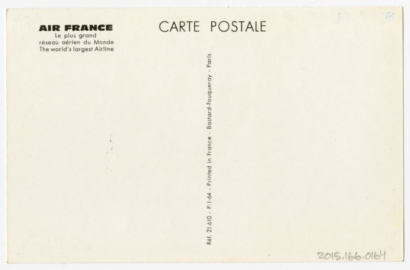 Image: postcard: Air France