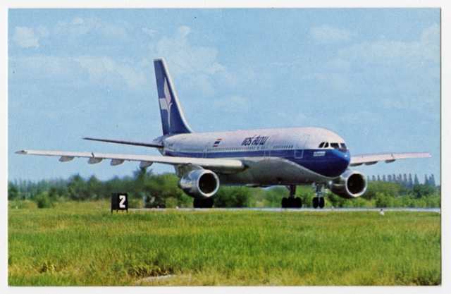 Postcard: Air Siam, Airbus A300