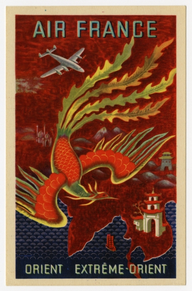 Image: postcard: Air France